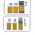 Flat Cable Suspension Clamps Detail Page